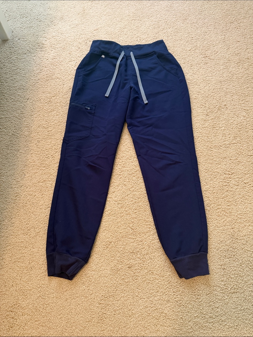 Figs Zamora Navy Drawstring Jogger Pants XS/P